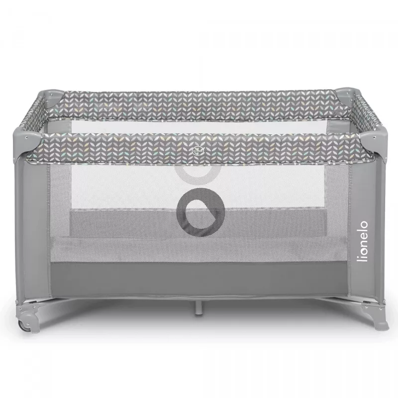 Lionelo Stefi Concrete Multicolor - Cuna de viaje 2 en 1