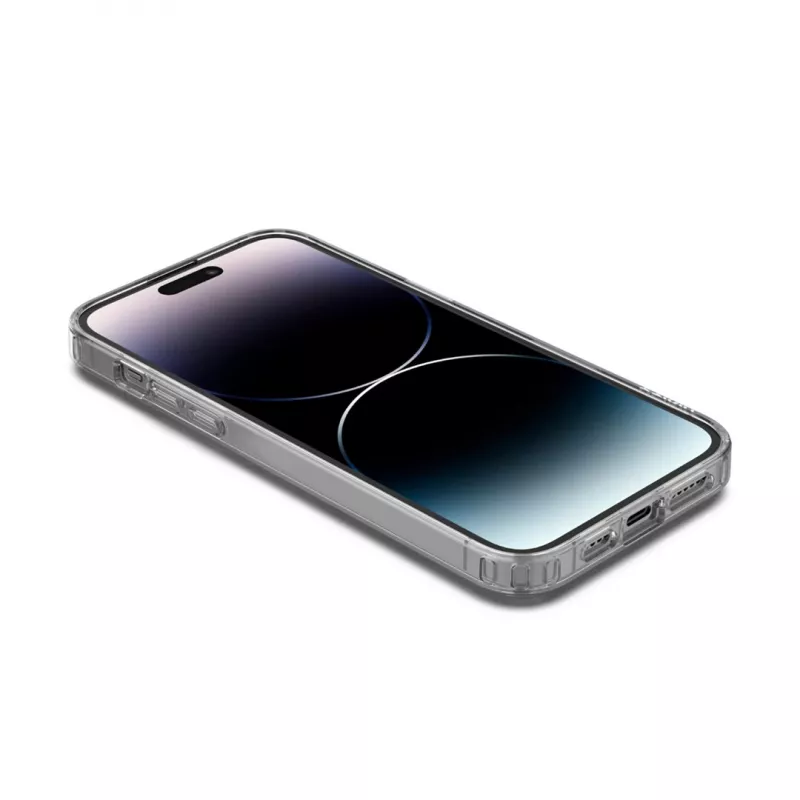 Belkin MSA011BTCL SheerForce funda magnética para iPhone 14 Pro Max, antibacteriana, transparente