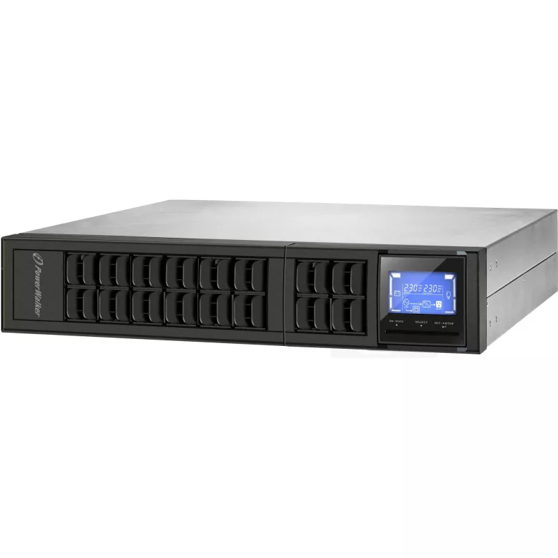PowerWalker VFI 2000CRM LCD doble conversión (Online) 2 kVA 1600 W 4 salidas AC