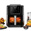 Freidora de aire Rommelsbacher FRH 1700 Single 8 L de sobremesa 1700 W con 10 programas e indicador LED