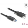 Cable óptico activo DeLOCK 83212 USB 10 Gbps Type-A a Micro-B 7,5 m
