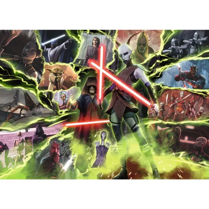 Puzle Star Wars Villainous: Asajj Ventress (1000 piezas)