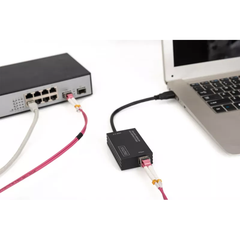 Adaptador de red SFP Digitus DN-3026 USB 3.0 Gigabit