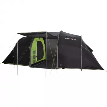 High Peak Tauris 4 tienda de campaña tipo túnel verde, gris 11560