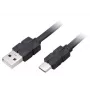 Akasa PROSLIM Cable delgado y fino de carga y sincronización USB Type-A a C - Cable - Digital/Datos