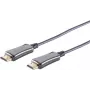 Cable HDMI óptico ShiverPeaks 4K 60Hz, negro, longitud 50,00 m