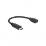 Cable USB DeLOCK 65578 USB 2.0 0,15 m USB-C Micro-USB B negro