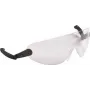 3M Hard Hat Integrated Safety Glasses, Clear, V9C, Negro, Transparente