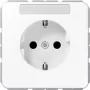 Caja empotrable JUNG CD 1520 NA WW — Caja de montaje empotrable para tomas tipo F, blanca
