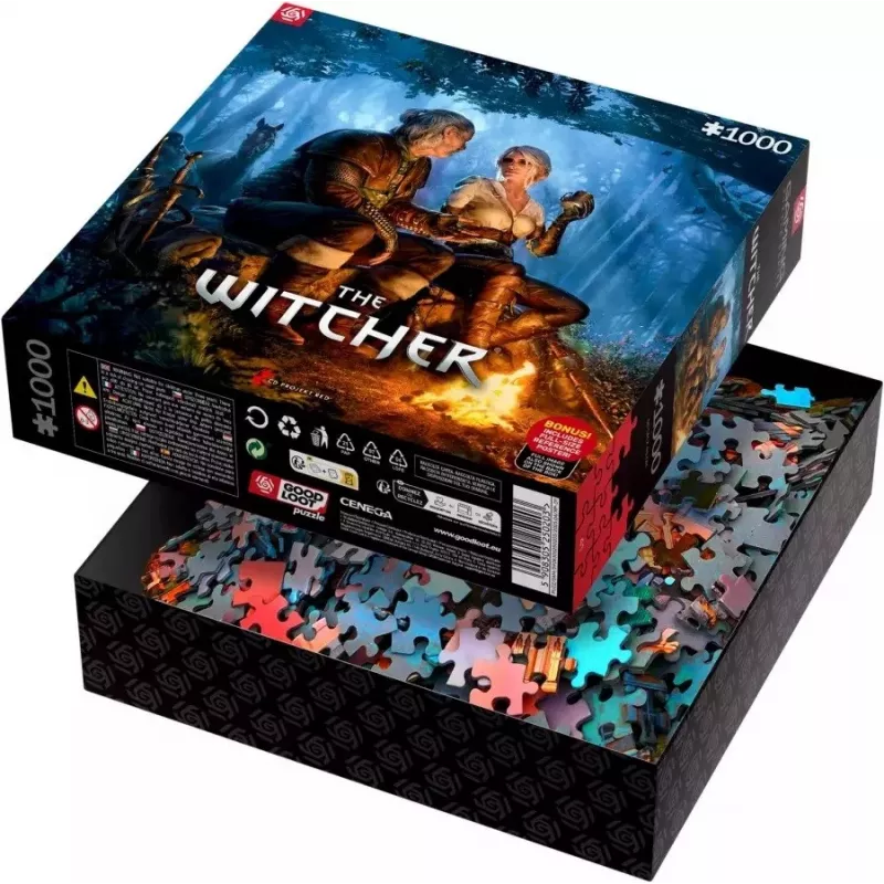 Puzle Good Loot Gaming Puzzle: The Witcher viaje de Ciri, 1000 piezas