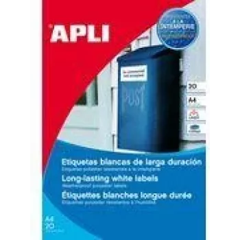 Etiqueta autoadhesiva para impresora APLI 12112 4,57x2,12 cm 960 etiquetas