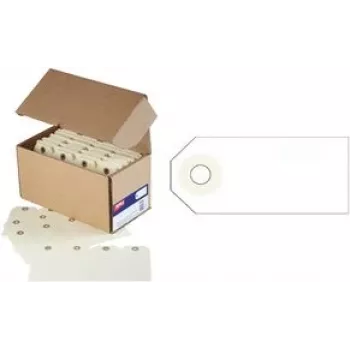 Etiqueta para equipaje agipa 80 x 38 mm beige cartón 160 g/m² con refuerzos de agujero, neutro, sin alambre