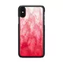 Funda para smartphone iKins para iPhone XS / XS S – pink lake y negra, funda protectora