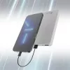 Batería portátil Extralink EPB-078W 10000 mAh blanca, USB-C, salida de 10 W, carga hasta 2 dispositivos