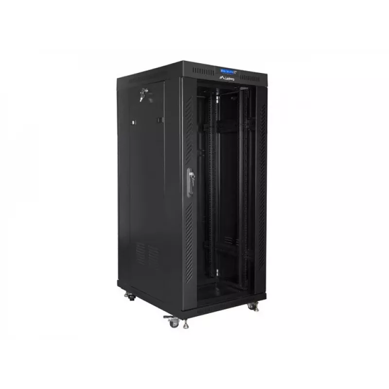 Armario de pie Lanberg FF01-8037-12BL 37U 800 kg Negro