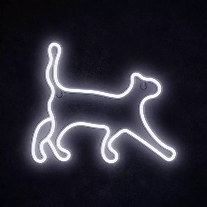 Lámpara de neón decorativa MANTA SNL70WH Style Neon Lights CAT 2 blanca 70 cm
