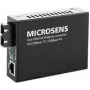 MICROSENS Fast Ethernet Bridging Converter MS400210 - Convertidor de medios - 100Mb LAN - 10Base-T, 100Base-FX, 100Base-TX - RJ-45 / SC multimodo - hasta 2 km - 1310 nm (MS400210)