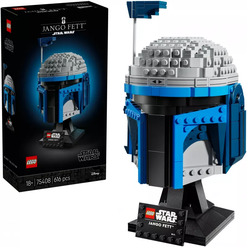 LEGO Star Wars 75408 Casco de Jango Fett, 616 piezas, 18+