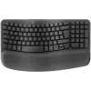 Teclado inalámbrico ergonómico Wave Keys - GRAPHITE - NLB - 2.4GHZBT - NA - CENTRAL-419 - UNIVERSAL