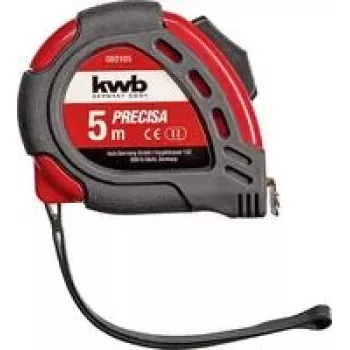 Cinta métrica KWB PRECISA BANDMASS 5 m — KWB 060105, 5 m de longitud, retráctil