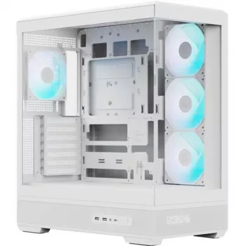 Caja de ordenador AeroCool caja semitorre P500B-Digi blanco