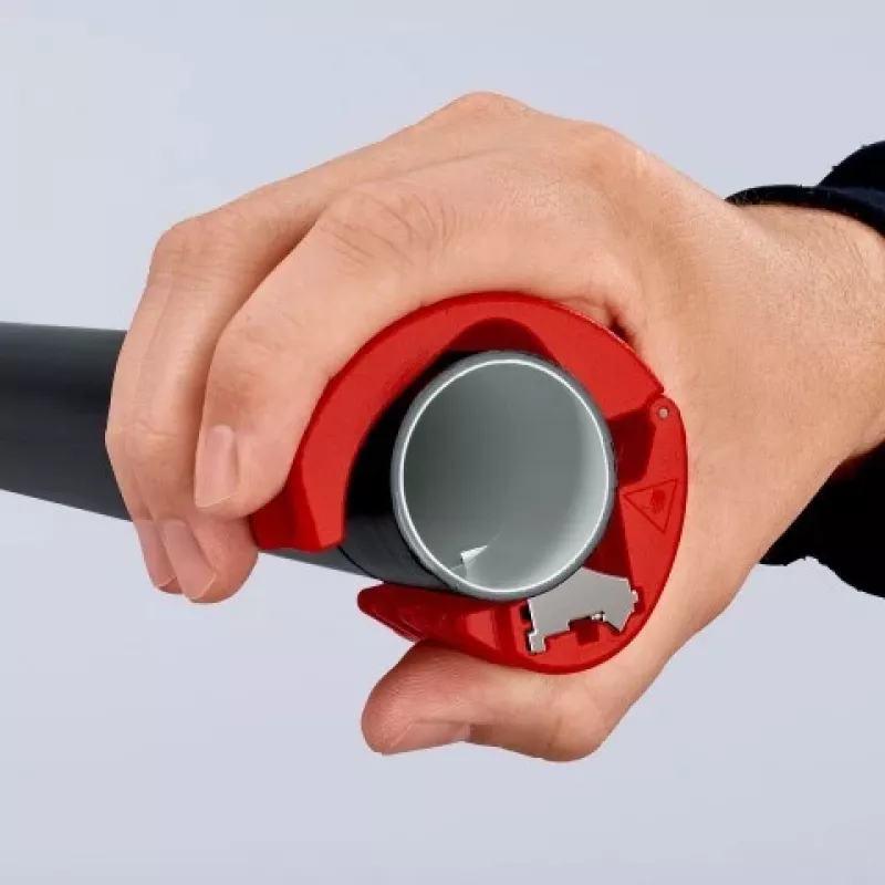 KNIPEX cortatubos manual para PVC y manguitos de sellado