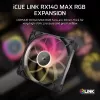 Ventilador Corsair iCUE LINK RX140 MAX RGB 14 cm negro 300–1600 rpm