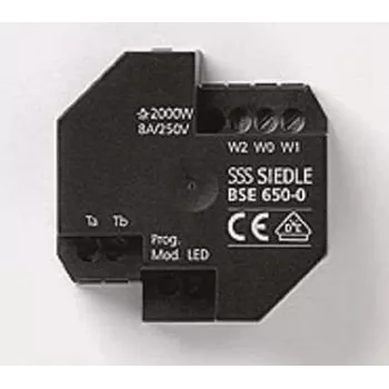 Unidad de conmutación de bus Siedle BSE 650-02 negra (200031950-02)