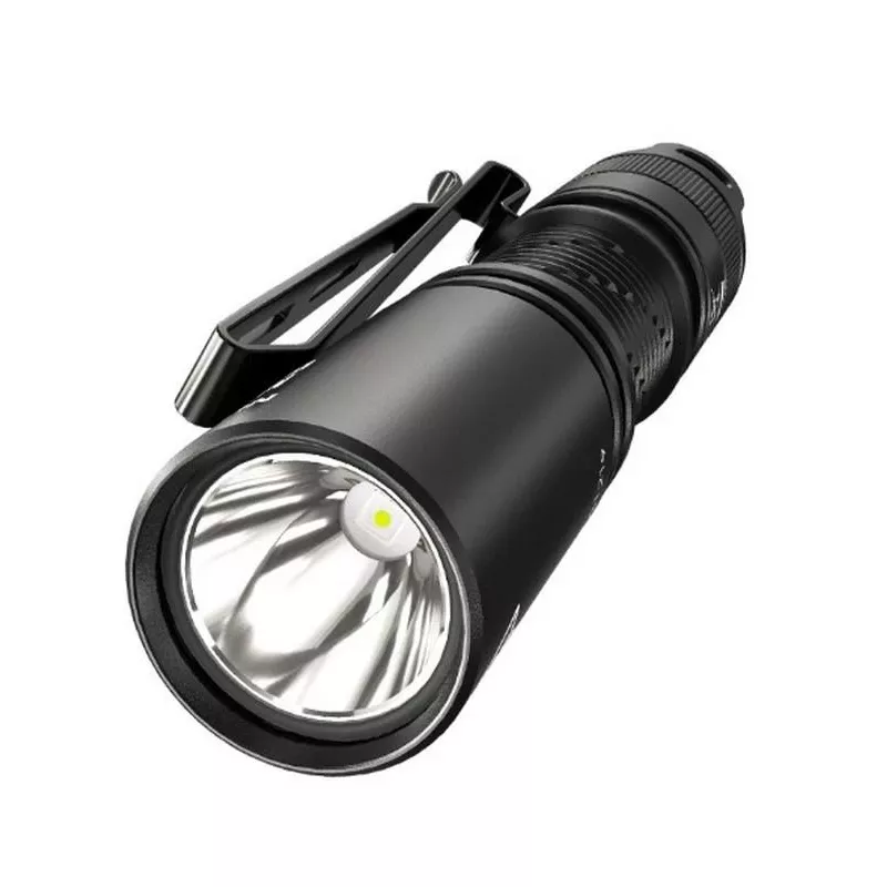 Linterna de mano Nitecore MT1A Pro — LED 50 lm, recargable por USB, 1100 mAh, aluminio, impermeable, resistente a impactos, negra
