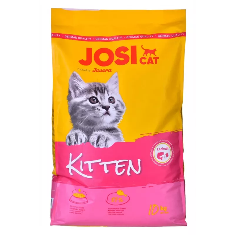 Pienso seco para gatitos JosiCat Kitten 10 kg – Alimento completo para gatitos en crecimiento