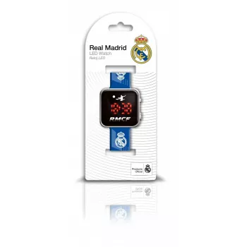 Reloj Kids Euroswan Watch LED Real Madrid RM00017 — reloj infantil digital LED, diseño con branding del equipo
