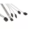 Supermicro - cable SATA/SAS - Mini SAS HD (SFF-8643) a SATA - 50/50/60/70 cm - para A+ Server 1013, SuperServer 5018, 5019, 5019S, SuperStorage Server 5019D8