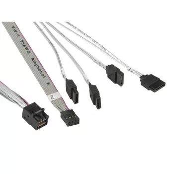 Supermicro - cable SATA/SAS - Mini SAS HD (SFF-8643) a SATA - 50/50/60/70 cm - para A+ Server 1013, SuperServer 5018, 5019, 5019S, SuperStorage Server 5019D8