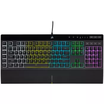 Corsair K55 RGB PRO teclado gaming USB QWERTZ alemán negro