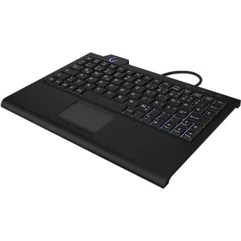 Teclado KeySonic KSK-3210ELU (DE) home USB QWERTZ alemán negro