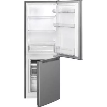 Frigorífico independiente BOMANN KG 7359, 173 L (121 L de refrigerador + 52 L de congelador), acero inoxidable, clase de eficiencia energética C