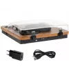 Adler AD 1914e tocadiscos con USB, Bluetooth, 33 1/3 y 45 rpm, cápsula cerámica, altavoces integrados de 2x0,8 W, salida RCA