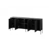 Cama Meble VERA cómoda 190x40x80 cm, negro mate