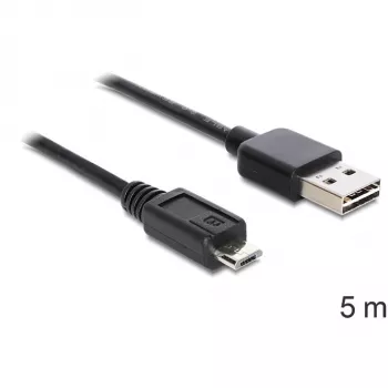 Cable EASY-USB 2.0-A a Micro-B DeLOCK 5m