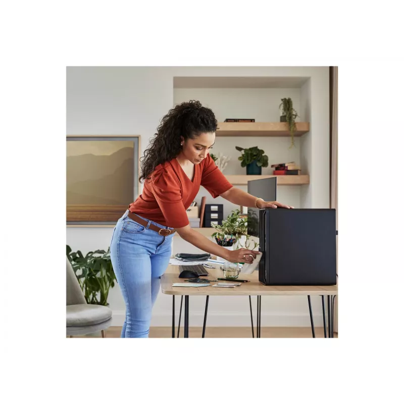 Caja de ordenador MSI MAG FORGE 320R AIRFLOW minitorre negra, transparente