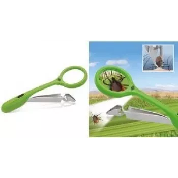 Extractor de garrapatas WEDO Quickex con lupa y LED — WEDO 271 791211