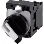 Anillo frontal de interruptor giratorio plástico negro/blanco 1 x 90° Siemens SIRIUS ACT 3SU1100-2BF60-1BA0