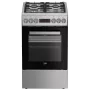 Placa de gas y horno eléctrico BEKO FSM52321DXDT acero inoxidable 50 cm, clase de eficiencia energética A