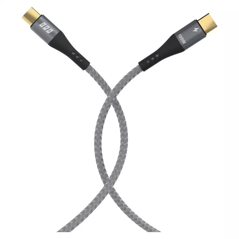 Cable USB Efb USB-CC-00004 gris
