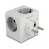 Adaptador de enchufe DeLOCK 11501 tipo F blanco 3A puertos USB