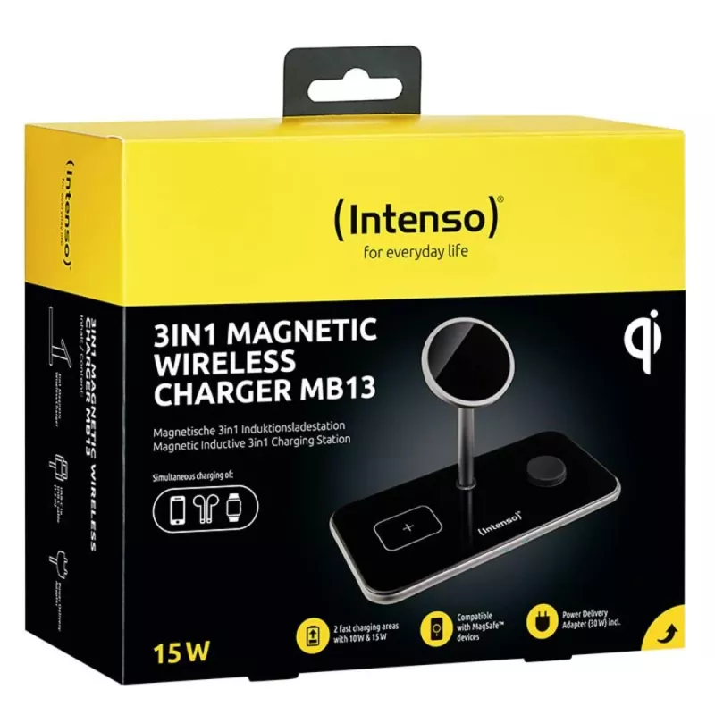 Intenso MB13 auriculares inalámbricos USB carga rápida negro