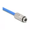 Conector de cable DeLOCK 86056 M12 negro acero inoxidable conector hembra