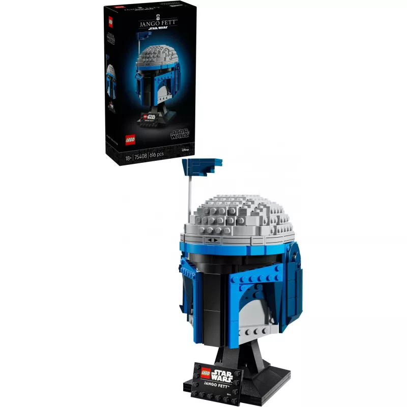 LEGO Star Wars 75408 Casco de Jango Fett, 616 piezas, 18+