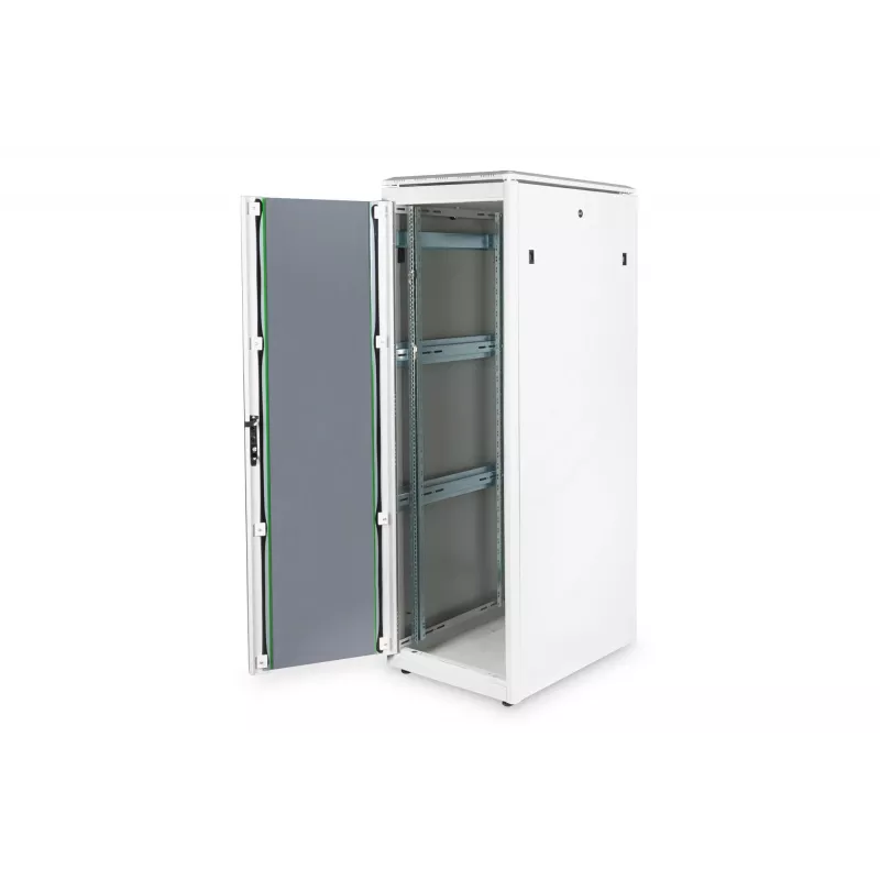 DIGITUS 36HE Unique Armario de red 600x800mm Puerta de cristal Gris