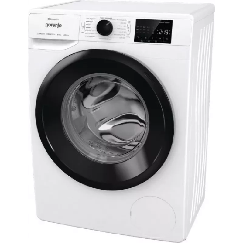 Lavadora de carga frontal Gorenje WPNEI84SASWIFI/PL 8 kg 1400 rpm Wi-Fi blanca, motor inverter